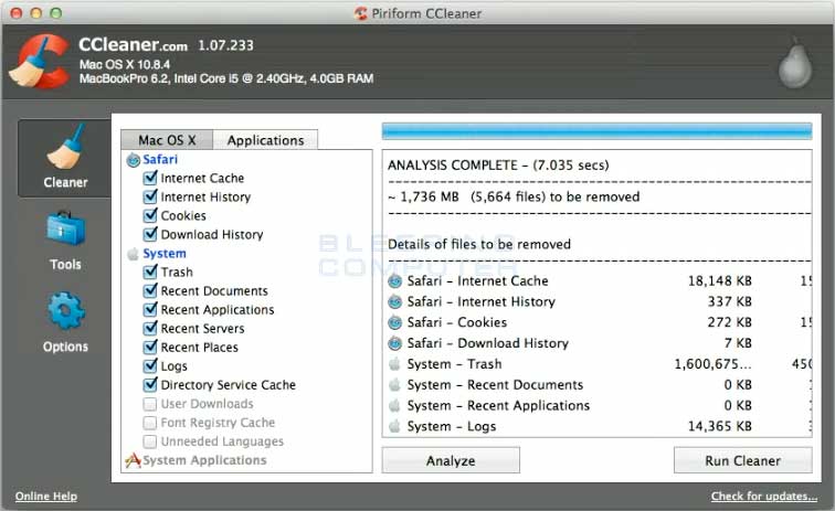 ccleaner for mac tutorial
